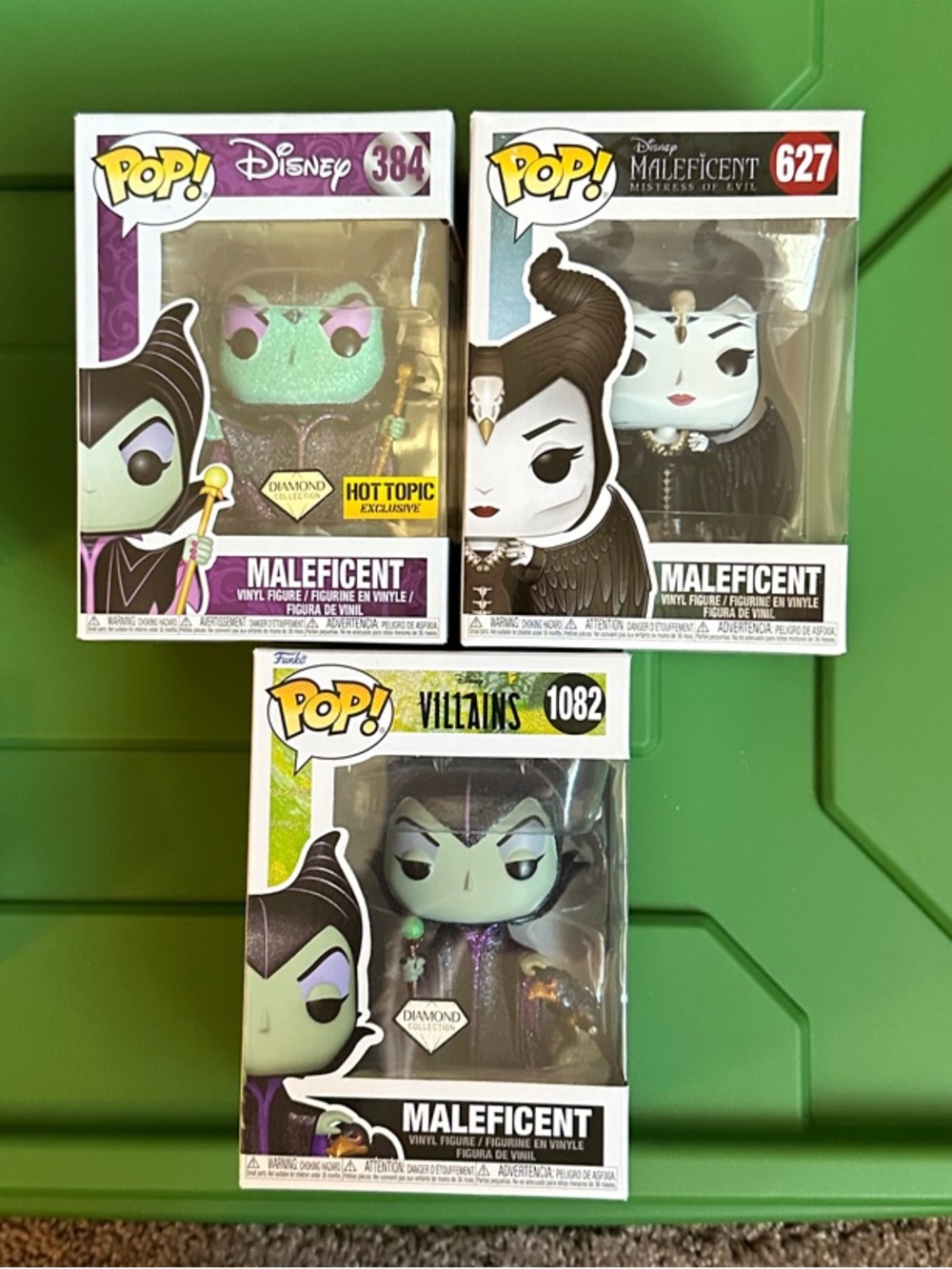 Funko Pop Disney Maleficent bundle